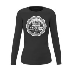 Camping Seal Women Long Sleeve Shirt